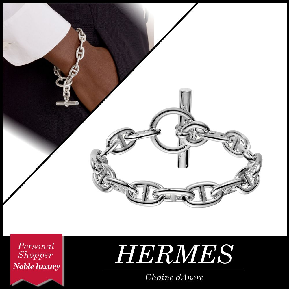 HERMES】☆定番商品☆ Chaine d'Ancre ブレスレット MM (HERMES 訳あり商品 Chaine dAncre ブレスレットMM HERMES ブレスレット
