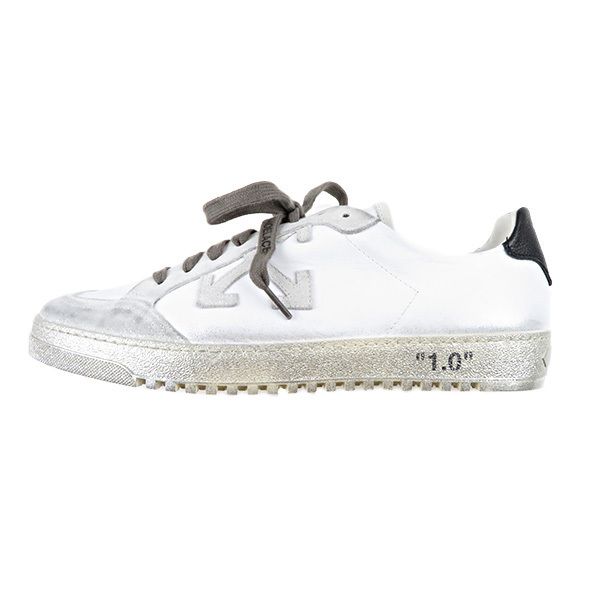 Off-White ｵﾌﾎﾜｲﾄ 2.0 SNEAKER ｱﾛｰﾛｺﾞ ﾒﾝｽﾞ ｽﾆｰｶｰ ﾕｰｽﾞﾄﾞ加工