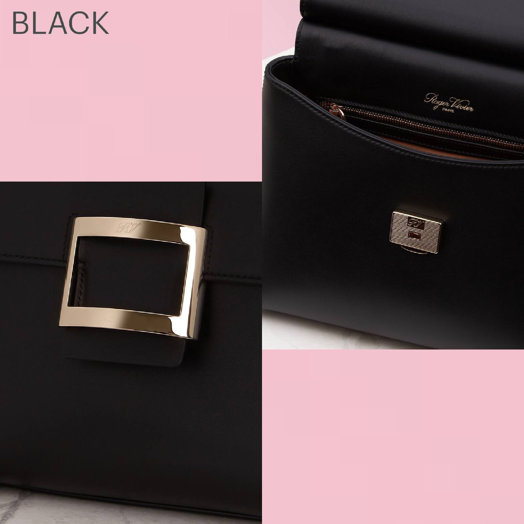 ロジェ ヴィヴィエ ヴィヴ カバ メタル バックル レザー (Roger Vivier ロジェ ヴィヴィエ ヴィヴ カバ メタル バックル レザー (Roger Vivier