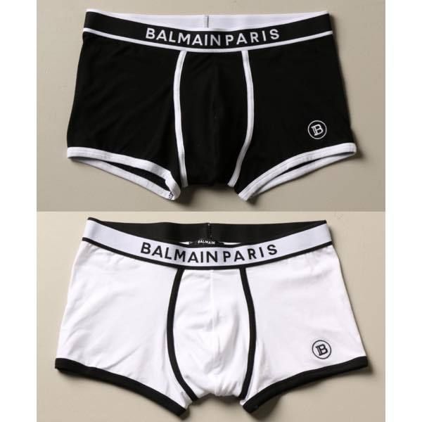 超人気の雑貨店 関税込】新作◇BALMAIN バルマン◇ロゴバンド ボクサーパンツ 下着・アンダーウェア