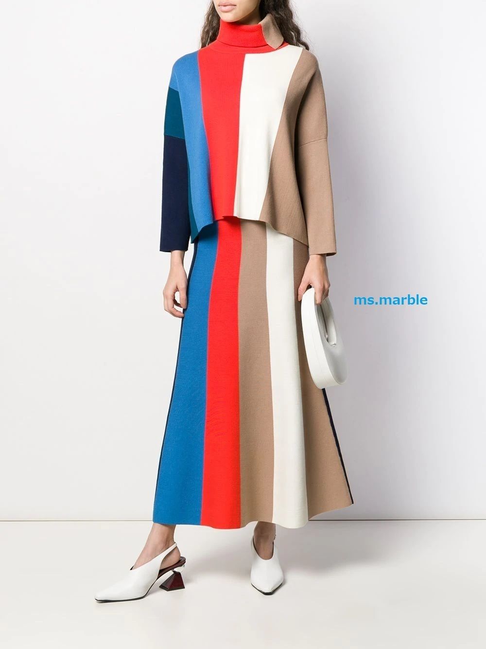 国内発| V VICTORIA BECKHAM ブロックストライプ セーター (Victoria 国内発| V VICTORIA BECKHAM ブロックストライプ セーター (Victoria