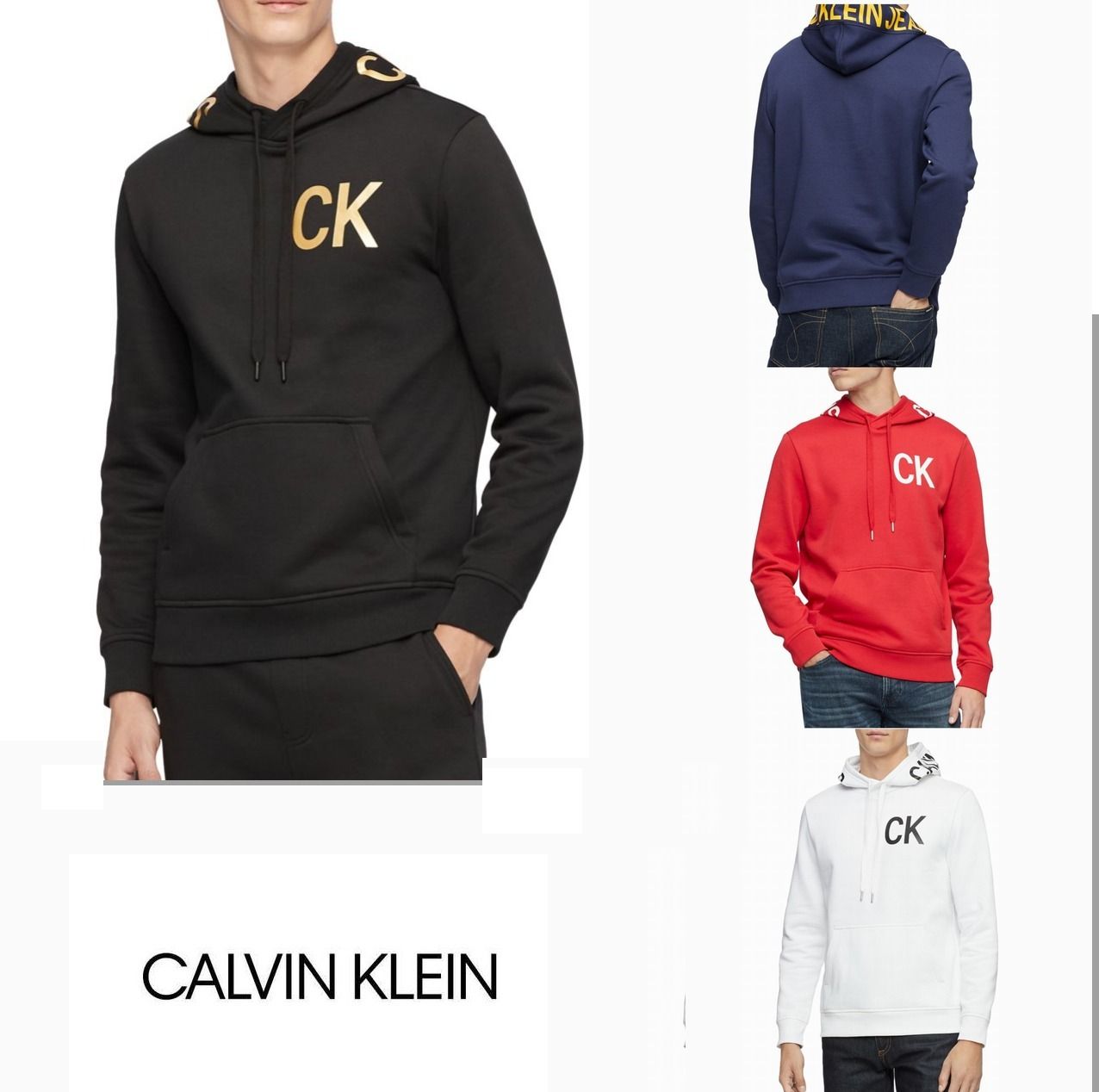 新作セールカルバンクラインCalvin Klein ロゴパーカー (Calvin Klein ...