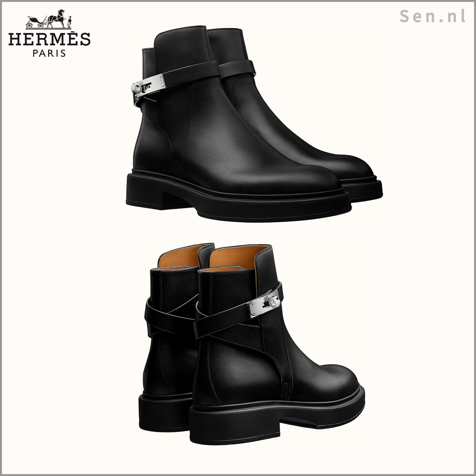 HERMES エルメス ブーツ ヴェオ アンクルブーツ (HERMES/ショート HERMES エルメス ブーツ ヴェオ アンクルブーツ (HERMES/ショート