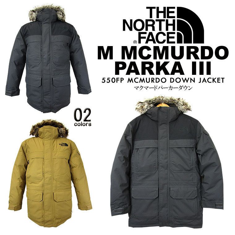 NORTH FACE ノースフェイス MCMURDO PARKA III ダウン