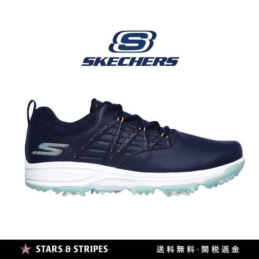 日本未販売SKECHERS GO GOLF 女性用ゴルフシューズ Dark Silver