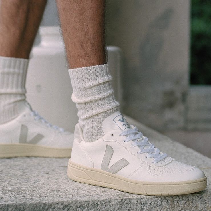VEJA” V-10 WHITE NATURAL BUTTER SOLE (VEJA/スニーカー) 50758765 VEJA” V-10 WHITE NATURAL BUTTER SOLE (VEJA/スニーカー) 50758765
