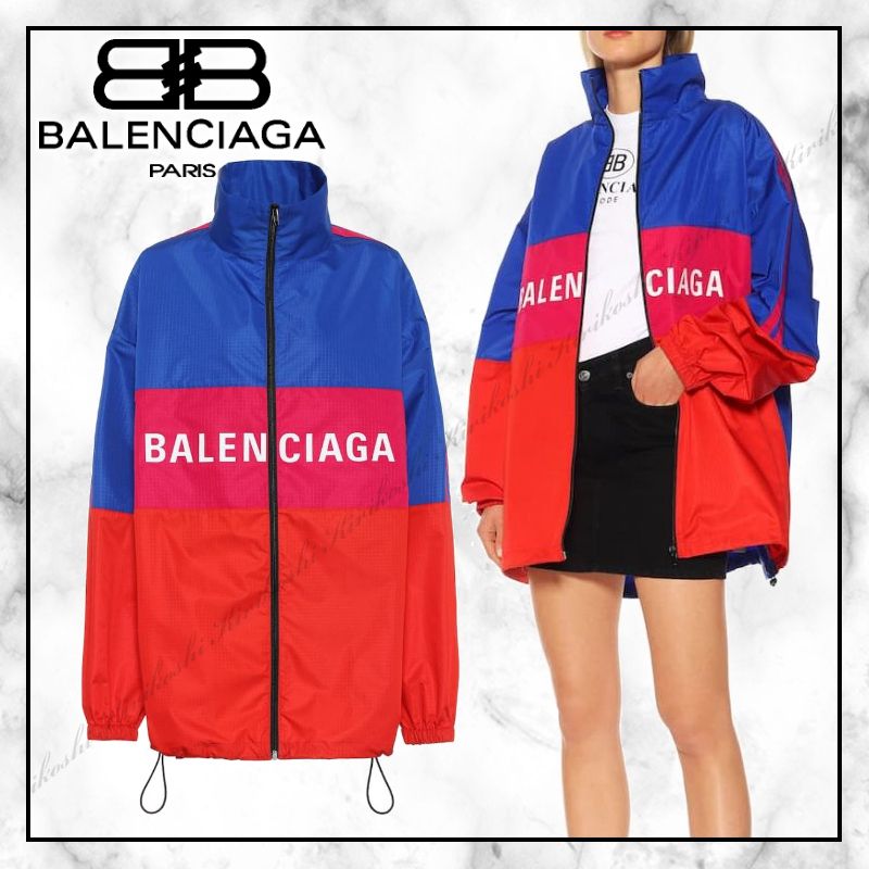 ◇BALENCIAGA19AW最新作◇ジップアップジャケット◇ブルー系 - www ...