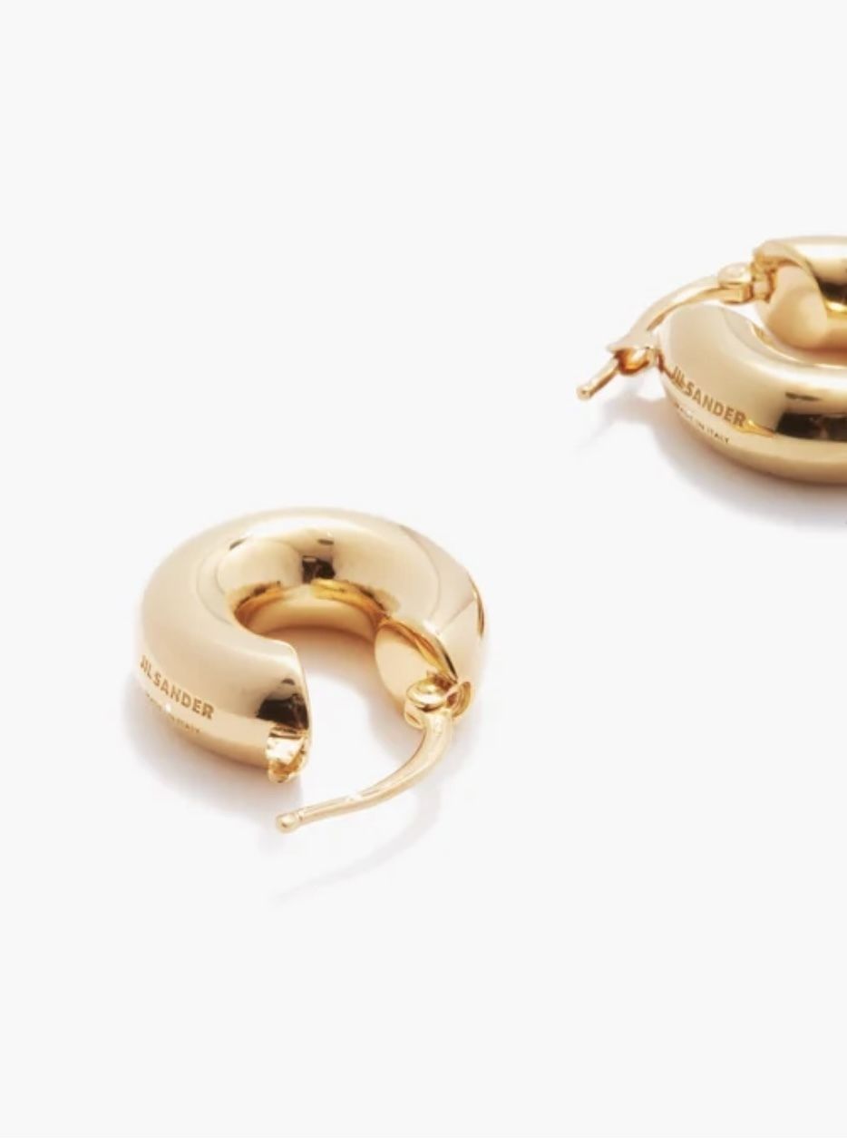 ☆JIL SANDER☆関税込♪NEW♪スモール チャンキーフープ ピアス (Jil ☆JIL SANDER☆関税込♪NEW♪スモール チャンキーフープ ピアス (Jil