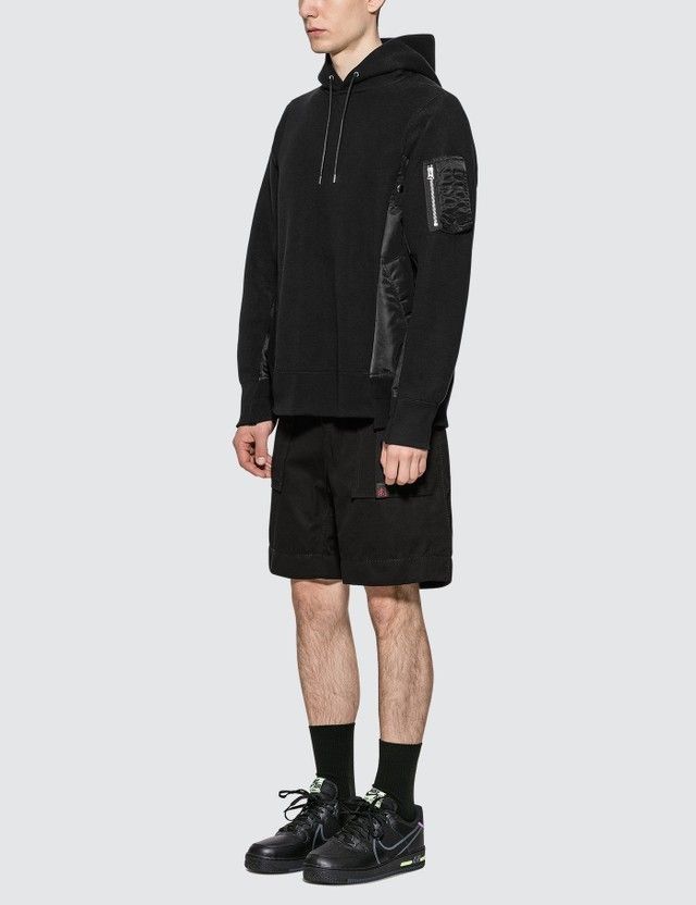 残少 Sacai サカイ スポンジスウェット MA-1 パーカー (sacai/パーカー 残少 Sacai サカイ スポンジスウェット MA-1 パーカー (sacai/パーカー