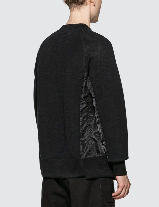残少 Sacai サカイ スポンジスウェット MA-1 プルオーバー (sacai ...