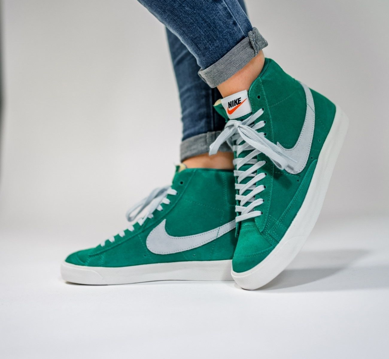 ☆NIKE☆BLAZER.MID.'77.SUEDE☆ネプチューングリーン☆ (Nike ☆NIKE☆BLAZER.MID.'77.SUEDE☆ネプチューングリーン☆ (Nike