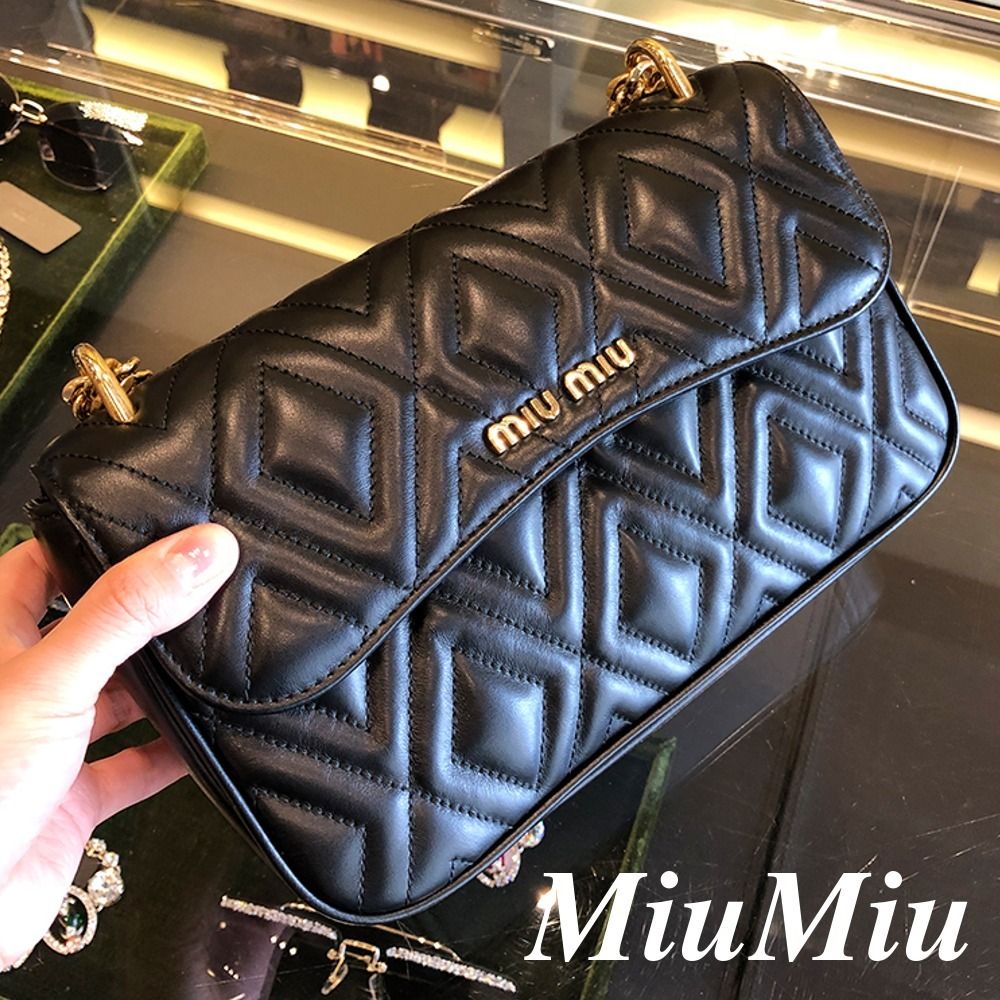 関税込◇MiuMiu◇数量限定 チェーンショルダーバッグ (MiuMiu