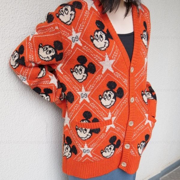 即発∞GUCCI直営∞ディズニー x グッチ ウール カーディガン (GUCCI 即発∞GUCCI直営∞ディズニー x グッチ ウール カーディガン (GUCCI