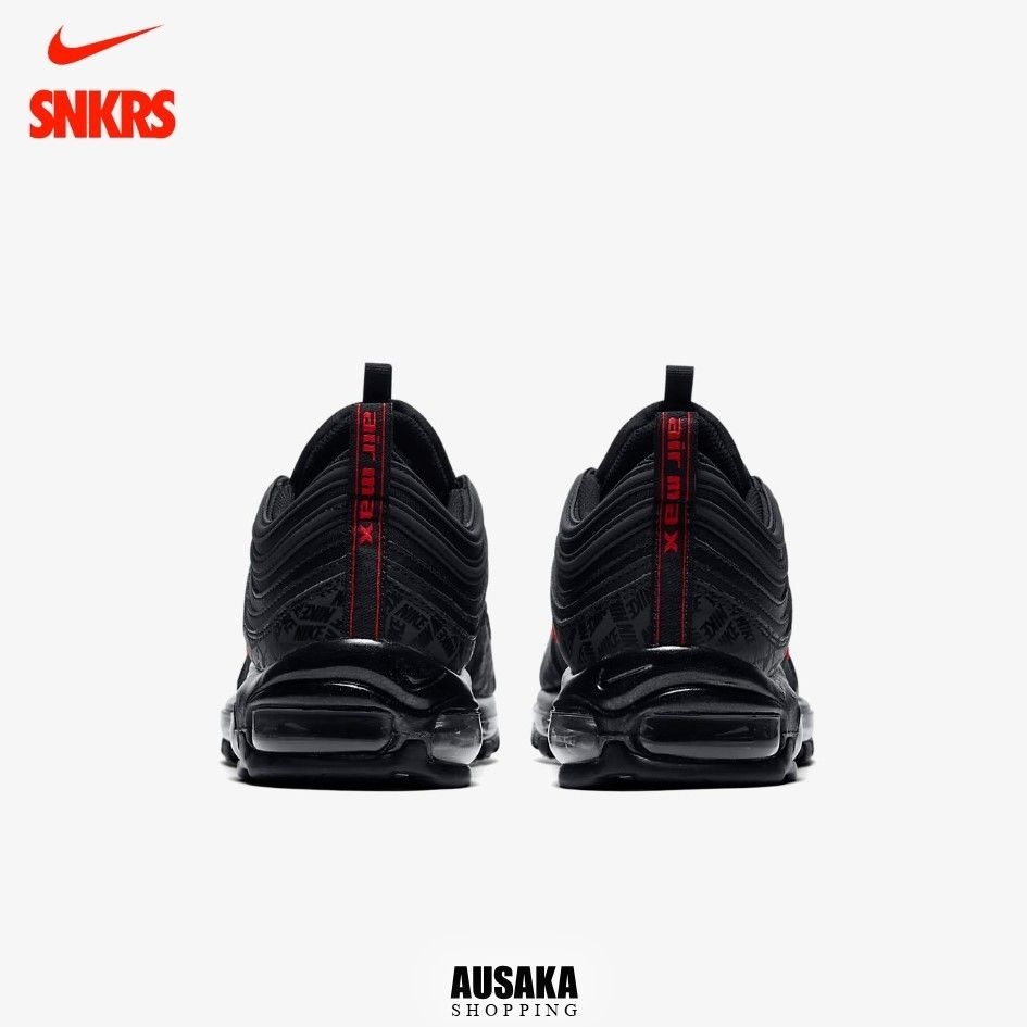 ★日本未発売★海外限定★日本未入荷★送料込み エアマックス97 日本未入荷!☆AIR MAX 97 ALL-OVER PRINT BLACK RED (Nike