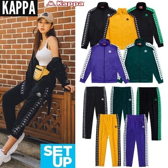 日本未発売 KAPPA(カッパ) フリース ジャージセットアップ 5色 (Kappa ...