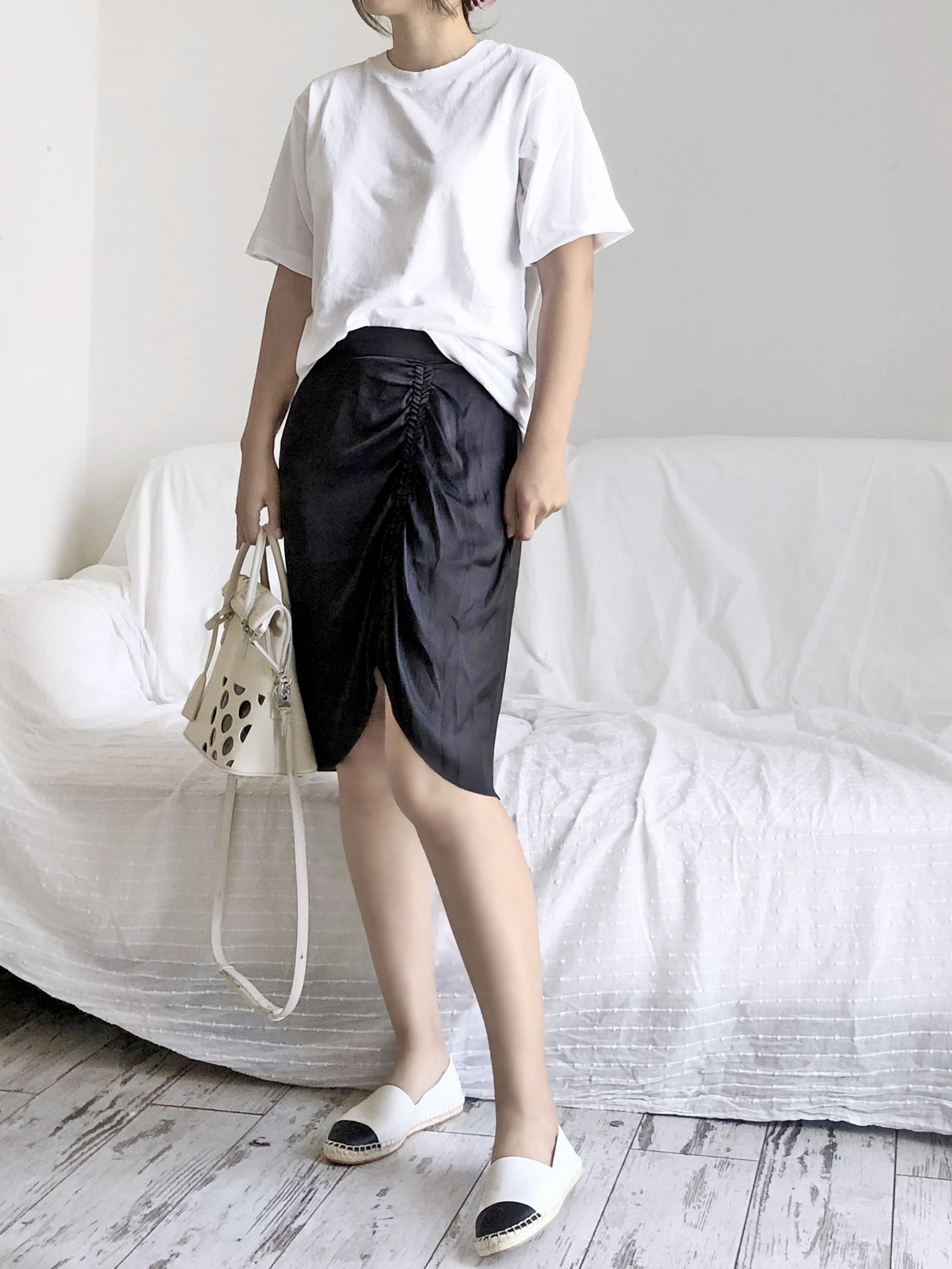 ZADIG&VOLTAIRE★JIJI SATIN ラフスタイル スカートSJCP0301F ZADIG&VOLTAIRE☆JIJI SATIN ラフスタイル スカートSJCP0301F