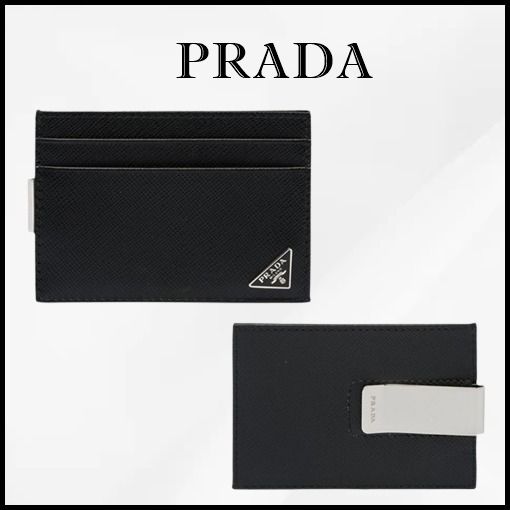 良品✨PRADA サフィアーノ　三角ロゴ　新しめロゴ　2点セット　ピンク 極美品✨】PRADA サフィアーノ フラップ長財布 三角ロゴ レザー