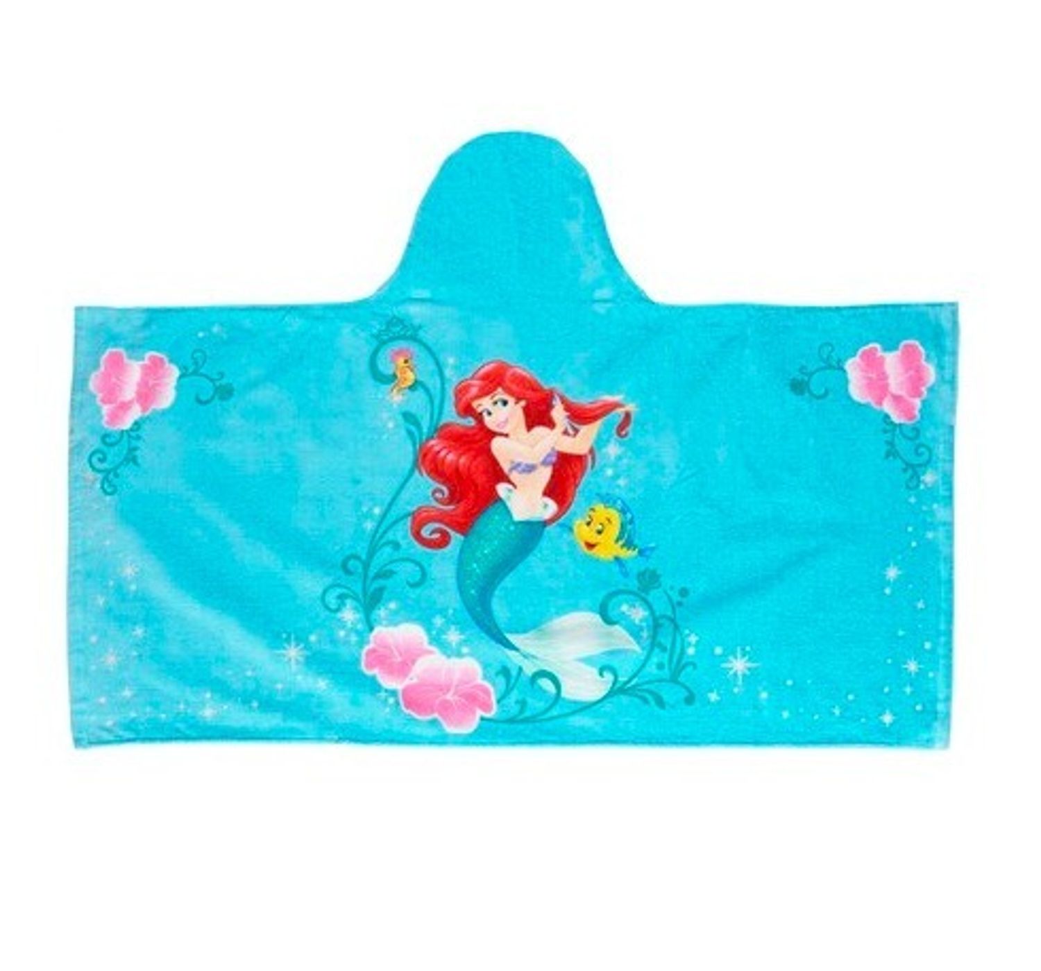 Disney Us限定 可愛い アリエル フード付きビーチタオル Disney 子供用水着 ビーチグッズ 5598 Buyma