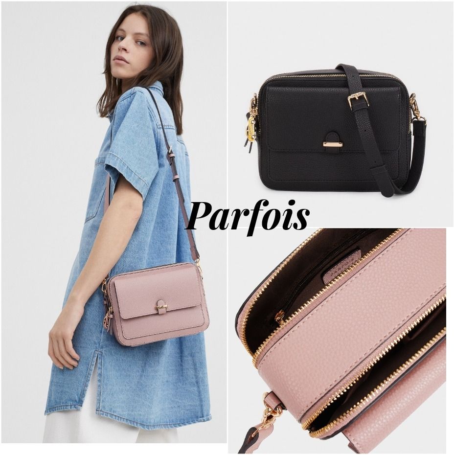 ポルトガルParfois☆お洒落!モダンなスクエアショルダー☆2色 ポルトガルParfois☆お洒落!モダンなスクエアショルダー☆2色