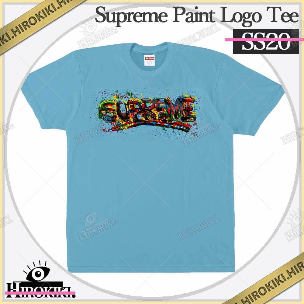 20SS /Supreme Paint Logo Tee ペイント ロゴ Tシャツ 半袖 (Supreme/T ...