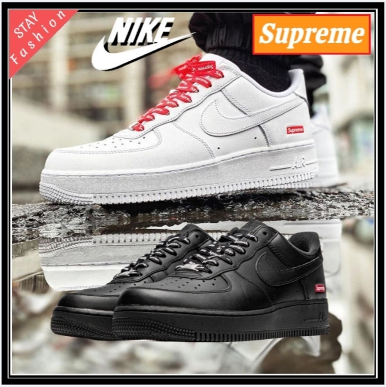 限定コラボ超激レア!Supreme × NIKE AIR FORCE 1 LOWスニーカー