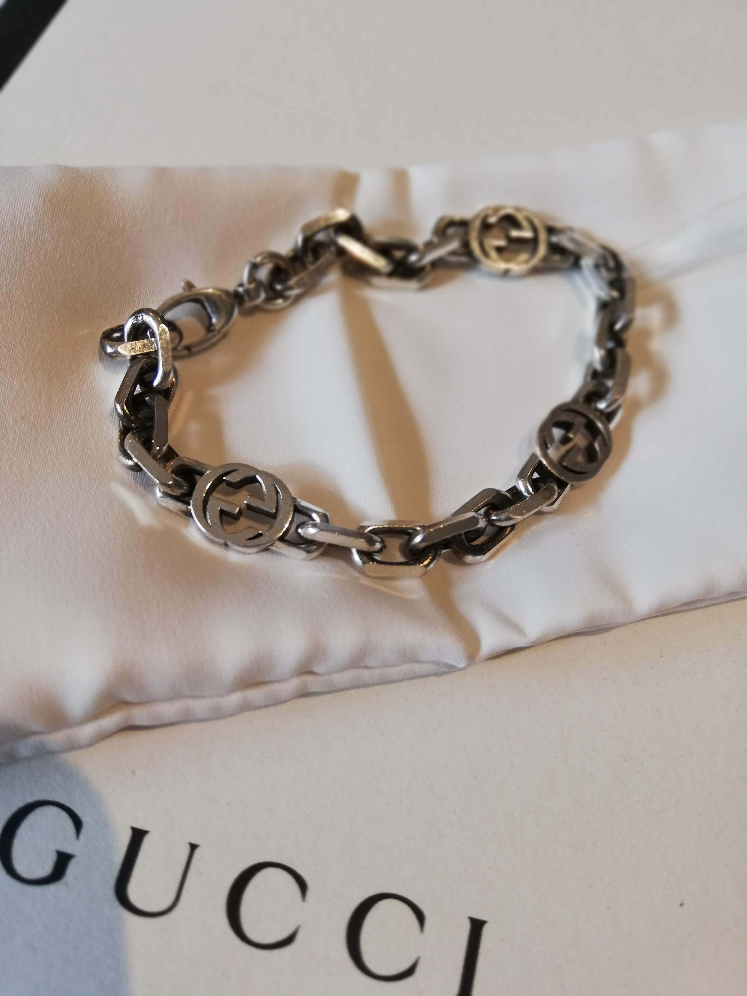 Gucciグッチ☆Interlocking G インターロッキングG ブレスレット ...