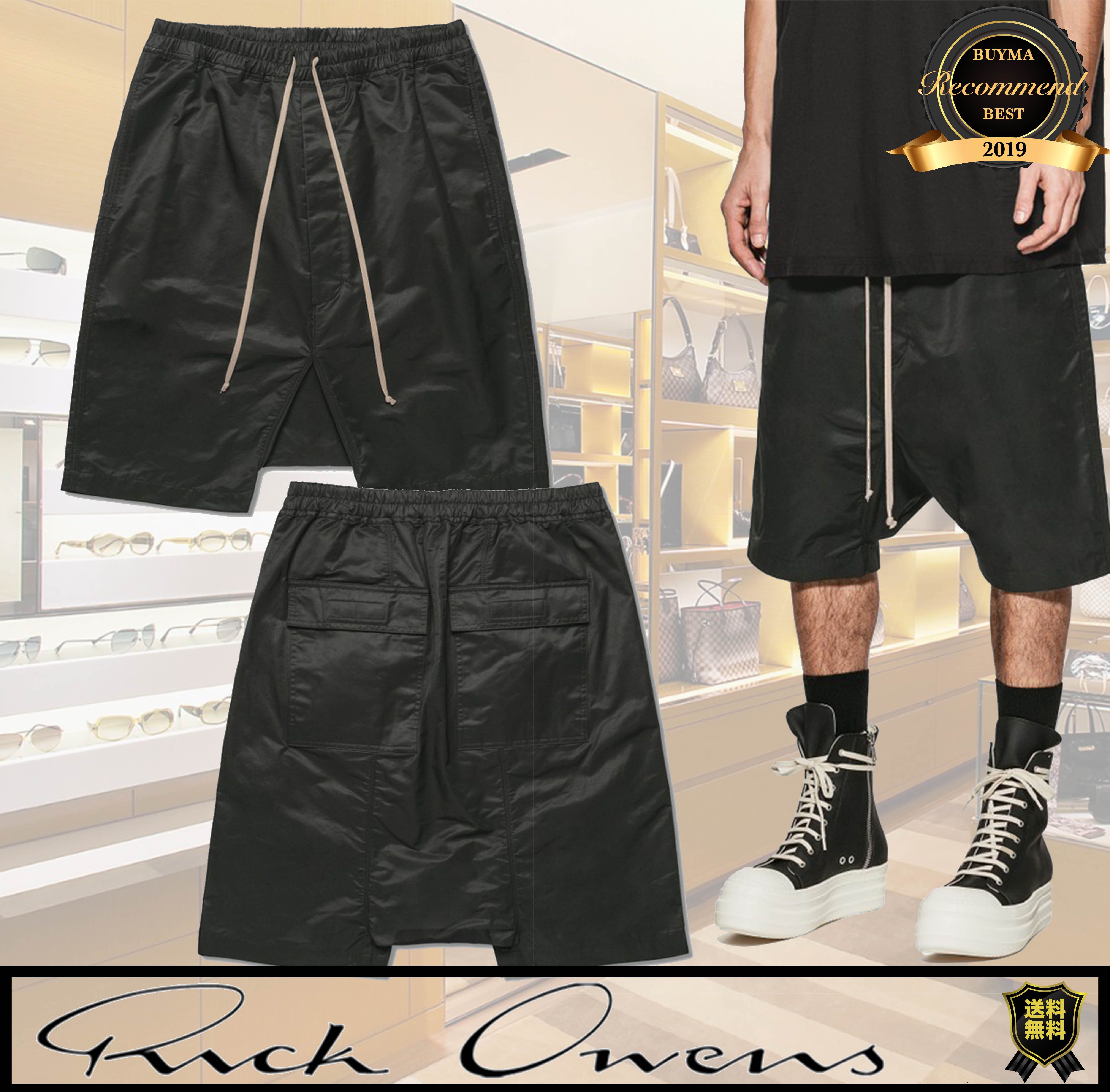 残少 RICK OWENS DRKSHDW 巾着ポッドショーツ MT巾着ショーツ (RICK 激安通販商品 Rick ハーフパンツ Owens その他