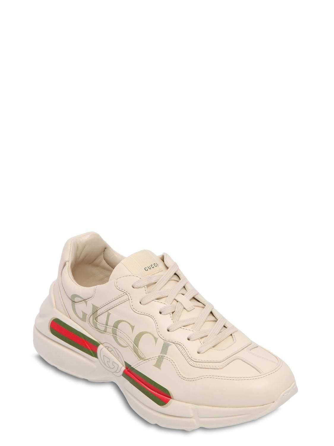 累積売上総額第1位【GUCCI★20春夏】RHYTON LEATHER SNEAKERS 累積売上総額第1位【GUCCI★20春夏】RHYTON LEATHER SNEAKERS