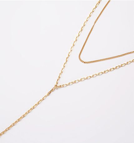 【Hei】urban Y layered necklace〜Y レイヤードネックレス 【Hei】urban Y layered necklace〜Y レイヤードネックレス
