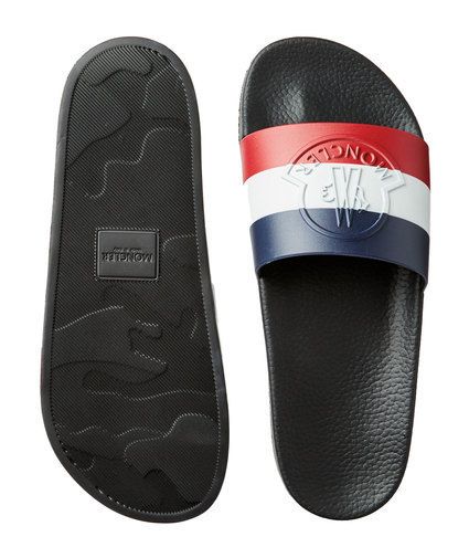 MONCLER ★カナダ発送★2020SS トリコロール シャワーサンダル MONCLER ★カナダ発送★2020SS トリコロール シャワーサンダル