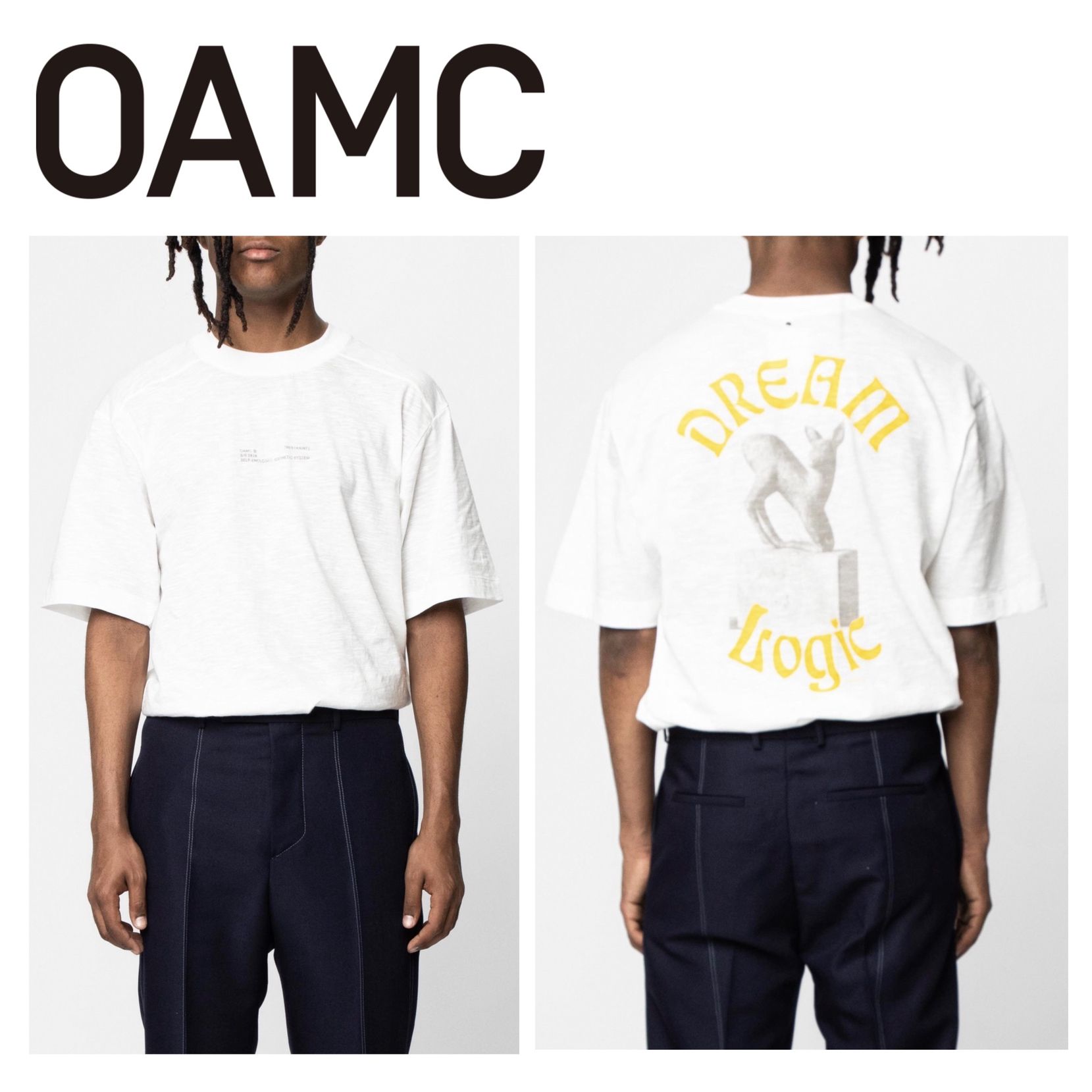 OAMC】元Supremeデザイナー☆安心送関込!Dream Logic Tシャツ (OAMC OAMC】元Supremeデザイナー☆安心送関込!Dream Logic Tシャツ (OAMC