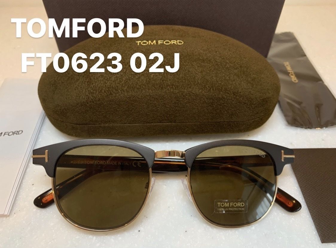 送料込TOMFORDトムフォードサングラスラウンドサングラスFT0623 (TOM ...