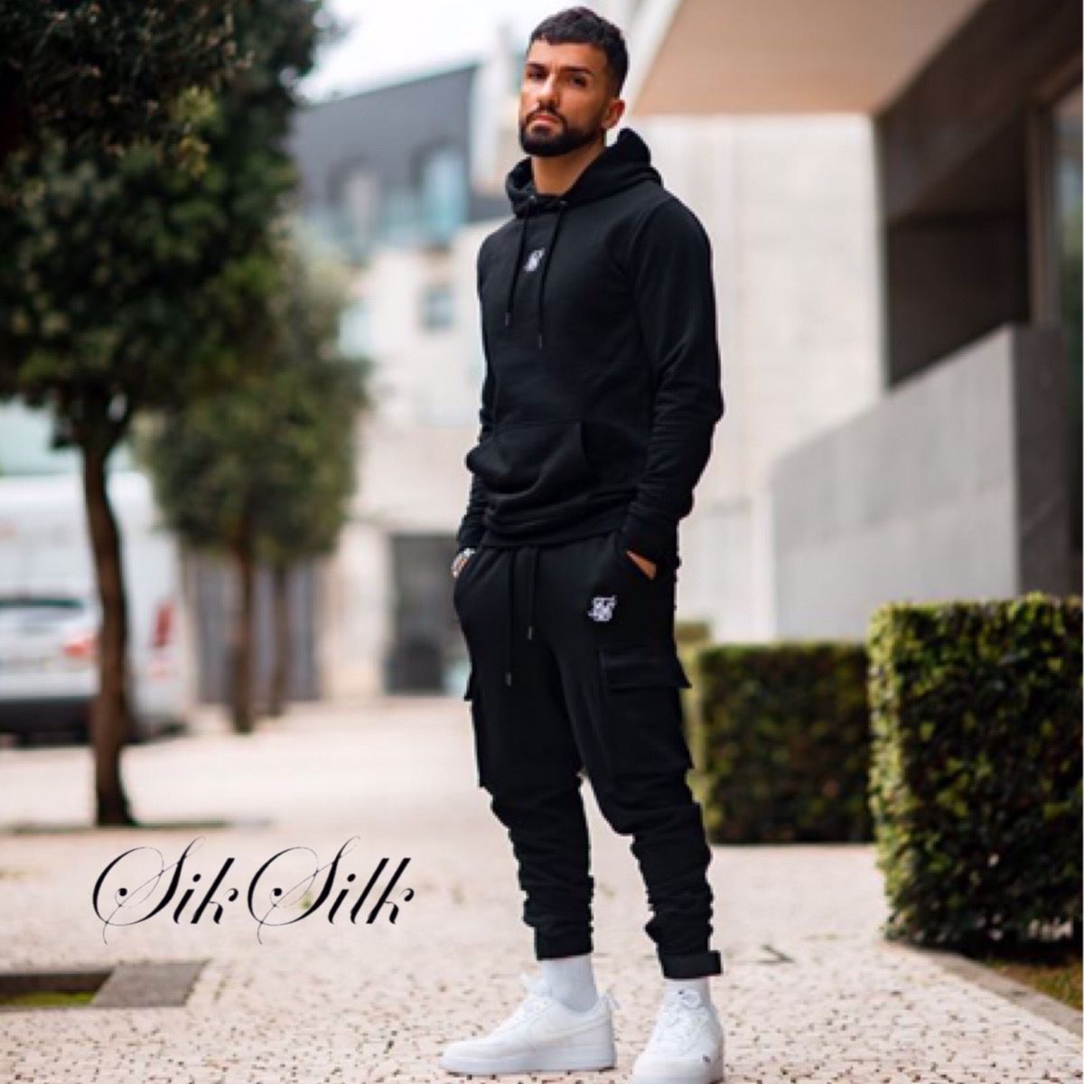関税/送料込み【 SikSilk 】パーカー&カーゴパンツ上下セット (SikSilk ...