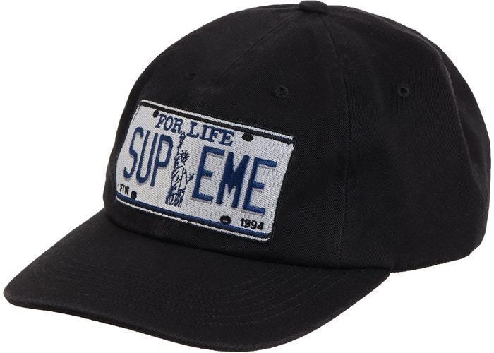 SUPREME シュプリーム ☆ナンバープレートロゴキャップ (Supreme