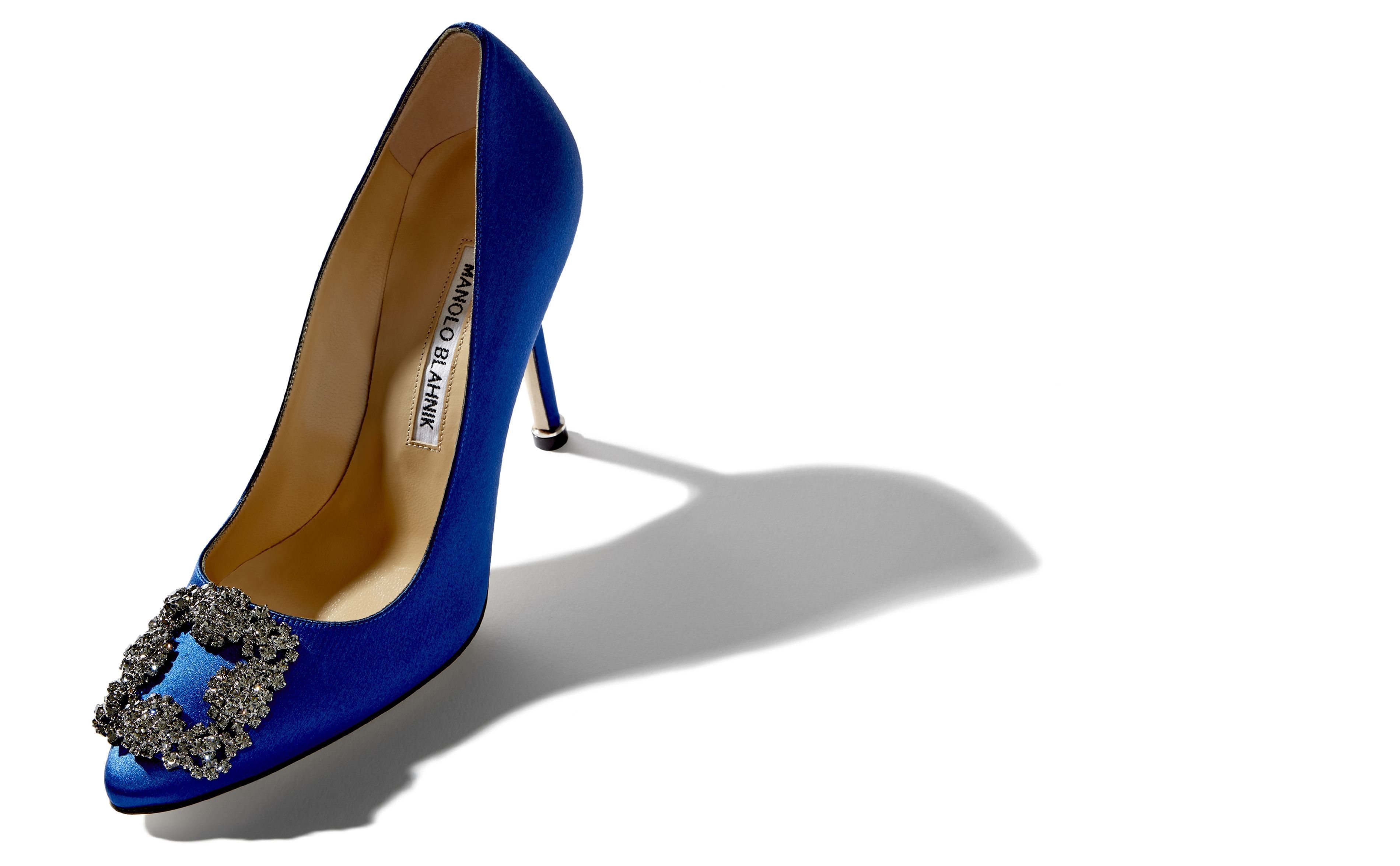 MANOLO BLAHNIK ロイヤルブルー パンプス 34