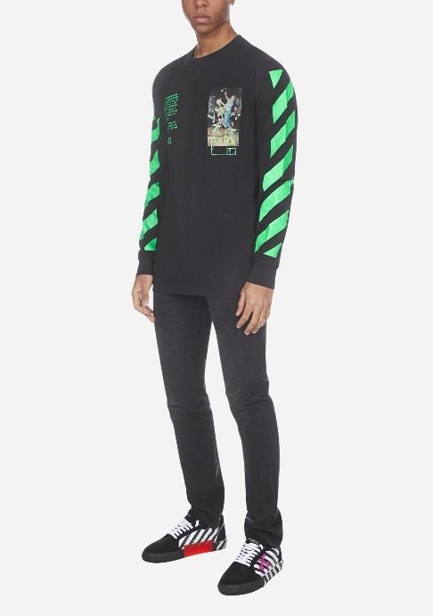 ☆オフホワイト☆OFF-WHITE☆ロングTシャツ☆人気☆ (Off-White/T ☆オフホワイト☆OFF-WHITE☆ロングTシャツ☆人気☆ (Off-White/T