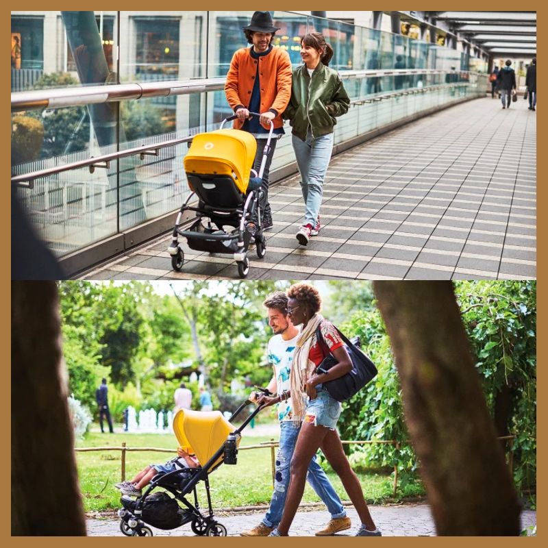 セレブママ愛用☆Bugaboo Bee5 限定色コーラル(送料関税込) (Bugaboo 【クーポン対象外】 限定色 ベビーカー bee5 バガブー ベビーカー