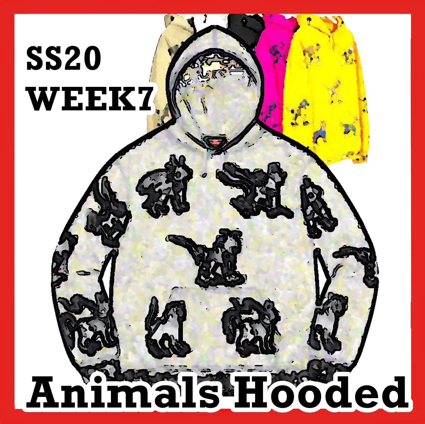 Supreme Animals Hooded Sweatshirt WEEK 7 SS 20 Supreme 53180075 BUYMA