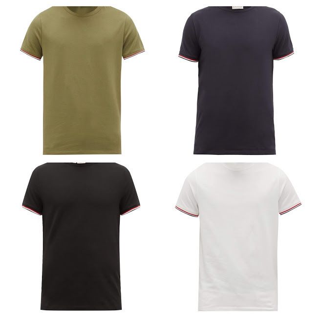 MONCLER】20SS☆関税込☆袖ロゴ ストレッチコットンTシャツ (MONCLER/T MONCLER】20SS☆関税込☆袖ロゴ ストレッチコットンTシャツ (MONCLER/T