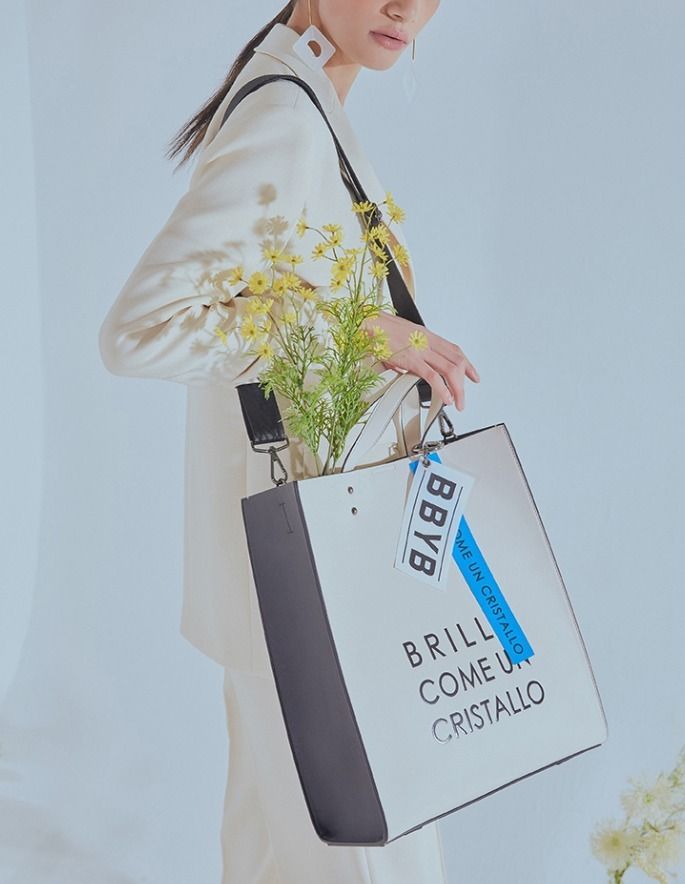 ☆送料・関税込☆BBYB☆MARCE Unisex Tote Bag Cloud Cream☆ ☆送料・関税込☆BBYB☆MARCE Unisex Tote Bag Cloud Cream
