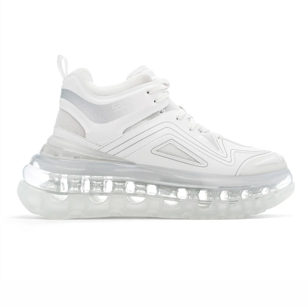 セレブ御用達】SHOES 53045 Bump'Air White HT スニーカー 白 (SHOES セレブ御用達】SHOES 53045 Bump'Air White HT スニーカー 白 (SHOES