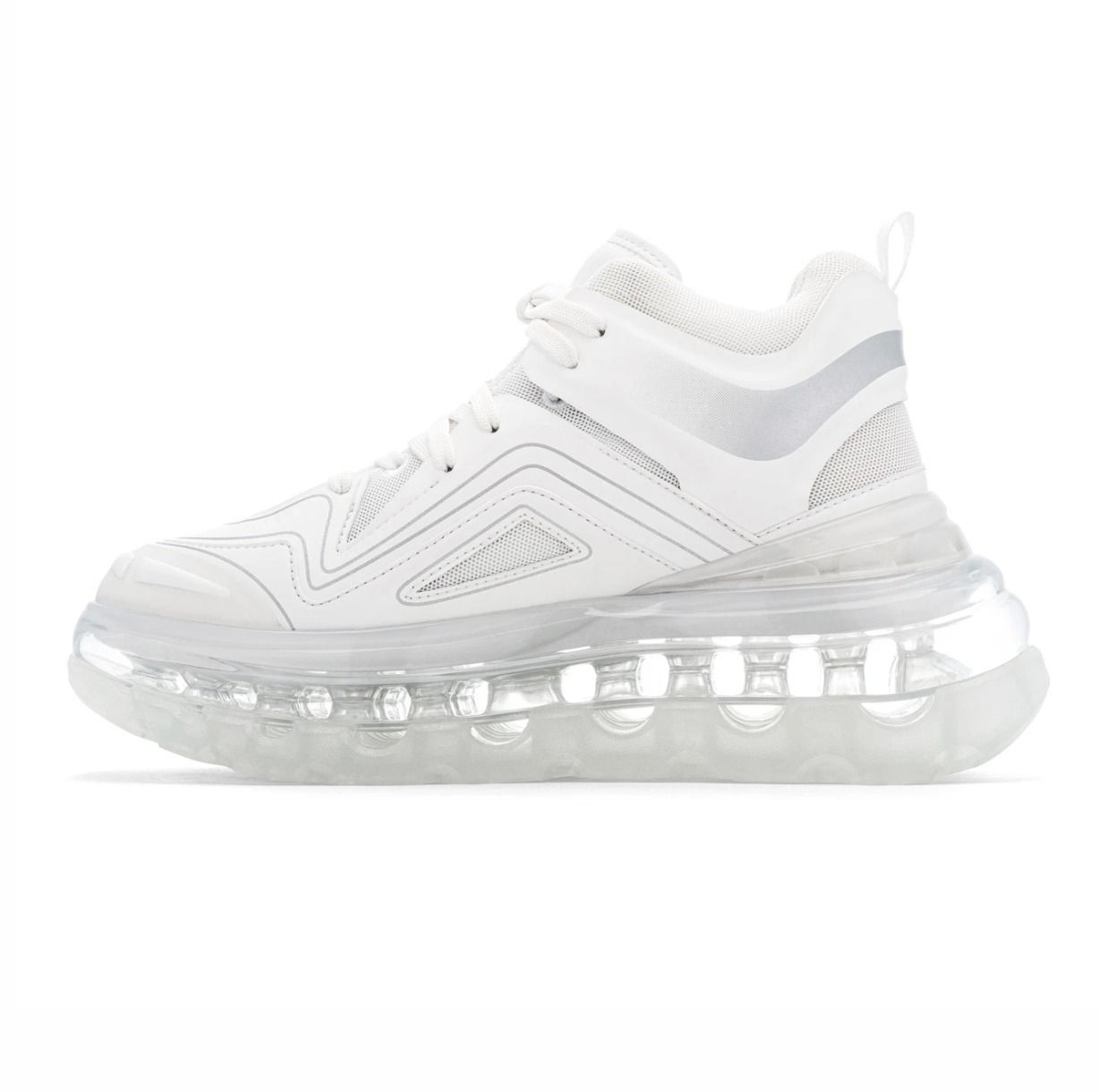 セレブ御用達】SHOES 53045 Bump'Air White HT スニーカー 白 (SHOES 買い大阪 人気スニーカー Bump’Air 53045 Shoes スニーカー