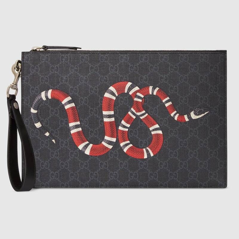 関税負担なし☆GUCCI グッチ キングスネーク GG ポーチ (GUCCI 関税負担なし☆GUCCI グッチ キングスネーク GG ポーチ (GUCCI