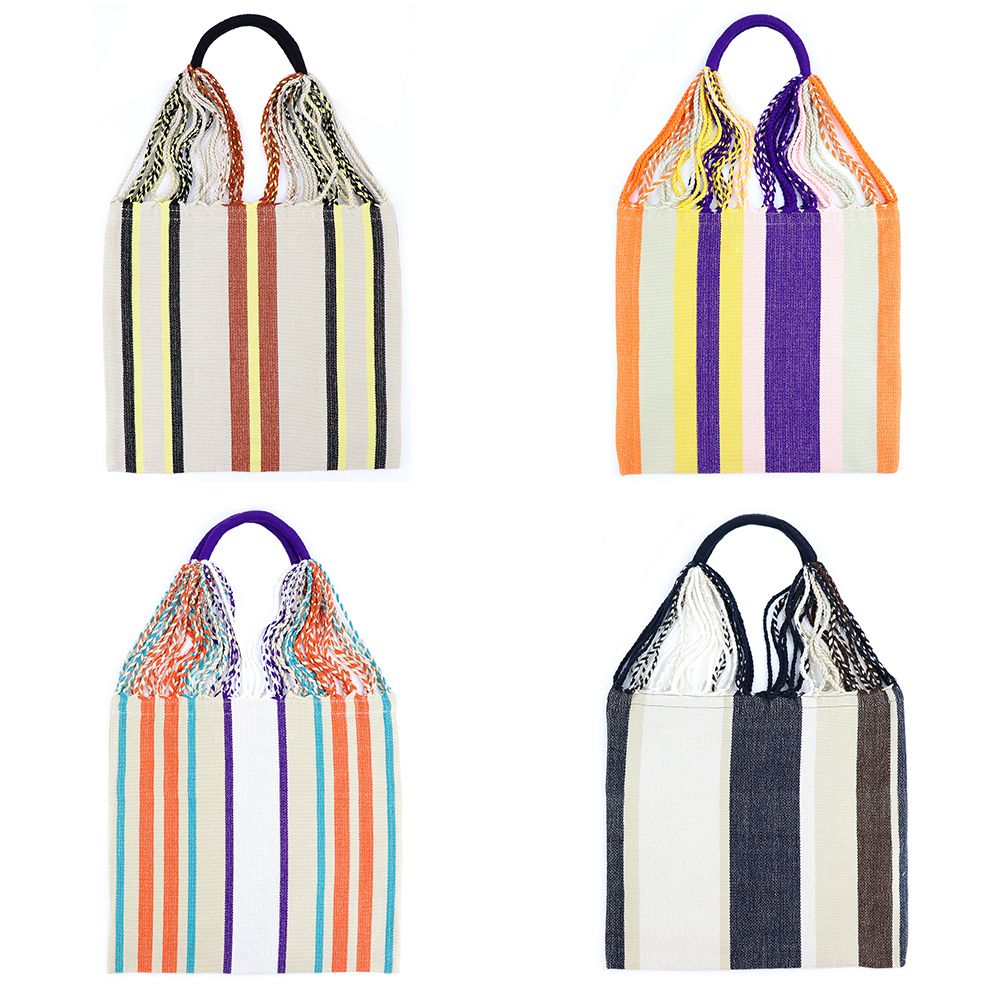 即日発送 マルニ フラワーカフェ ハンモック バッグ ストライプ (MARNI