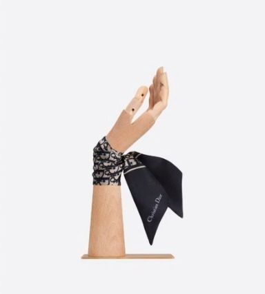 Dior スカーフ ミッツァ シルクツイル ロゴ オブリーク 紺 新作 (Dior Dior スカーフ ミッツァ シルクツイル ロゴ オブリーク 紺 新作 (Dior