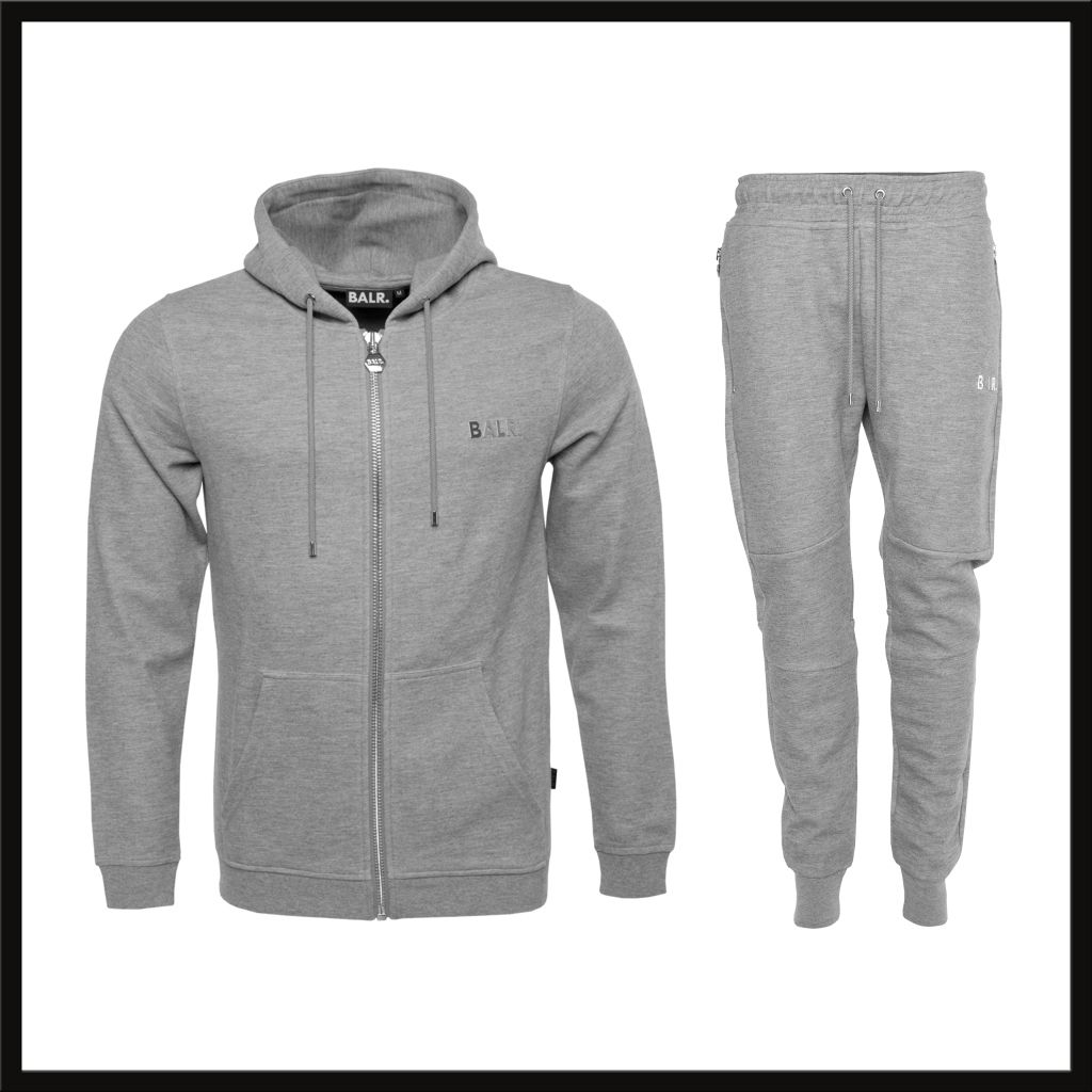 BALR.】 ボーラー Q-SERIES ZIPPED CLASSIC HOODIE 上下セット (BALR 公式メーカー BALR. ボーラー Q-SERIES zip パーカー sizeXL パーカー