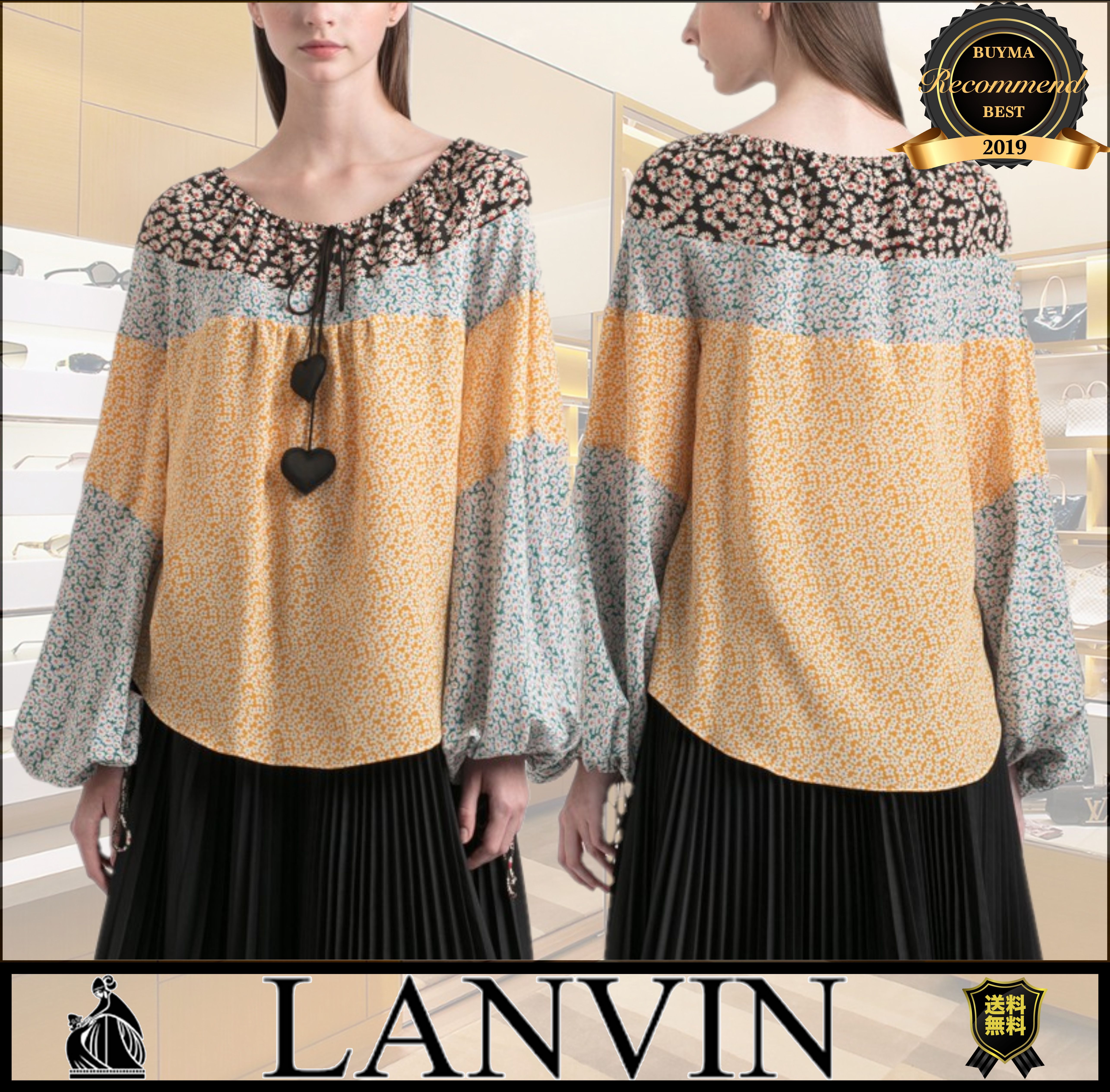 史上一番安い残少 Lanvin ランバン シルクブラウス パゴダスリーブ 花柄 Lanvin ブラウス シャツ ブラウス シャツ トップス 94 297 Www Cepeige Org