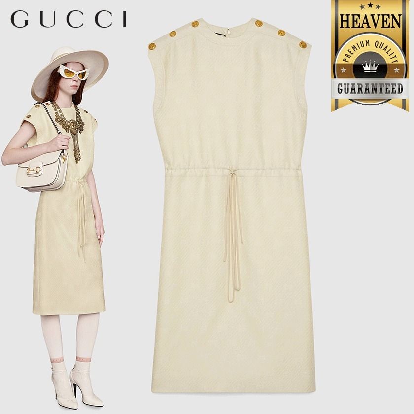 累積売上総額第1位【GUCCI★20春夏】GG STRIPE WOOL SILK DRESS 累積売上総額第1位【GUCCI★20春夏】GG STRIPE WOOL SILK DRESS