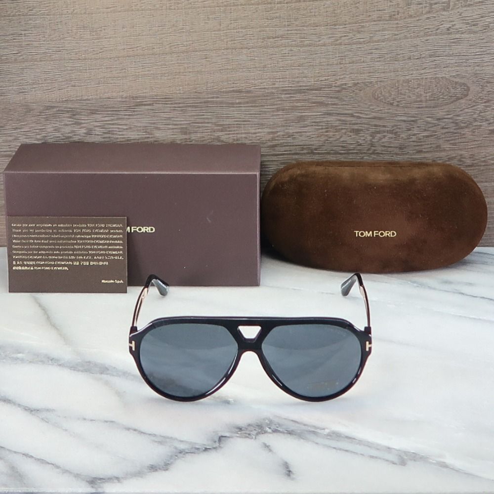 極美品 TOM FORD Dickon TF527 28F サングラス 付属品付