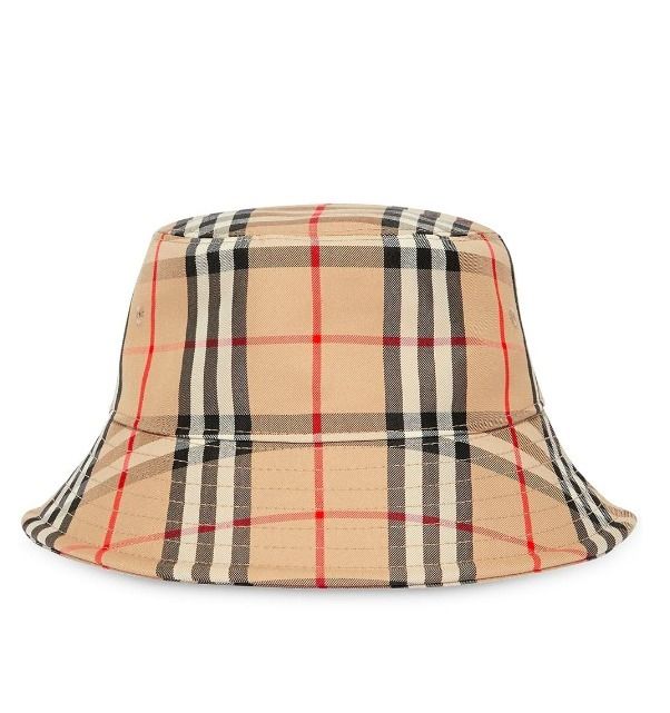 大人気! バーバリー BURBERRY チェック バケットハット 帽子